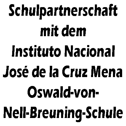 Schulpartnerschaft mit dem Instituto Nacional Jos de la Cruz Mena in Masaya  Oswald-von-Nell-Breuning-Schule 